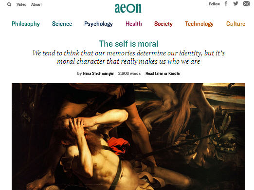 The self is moral